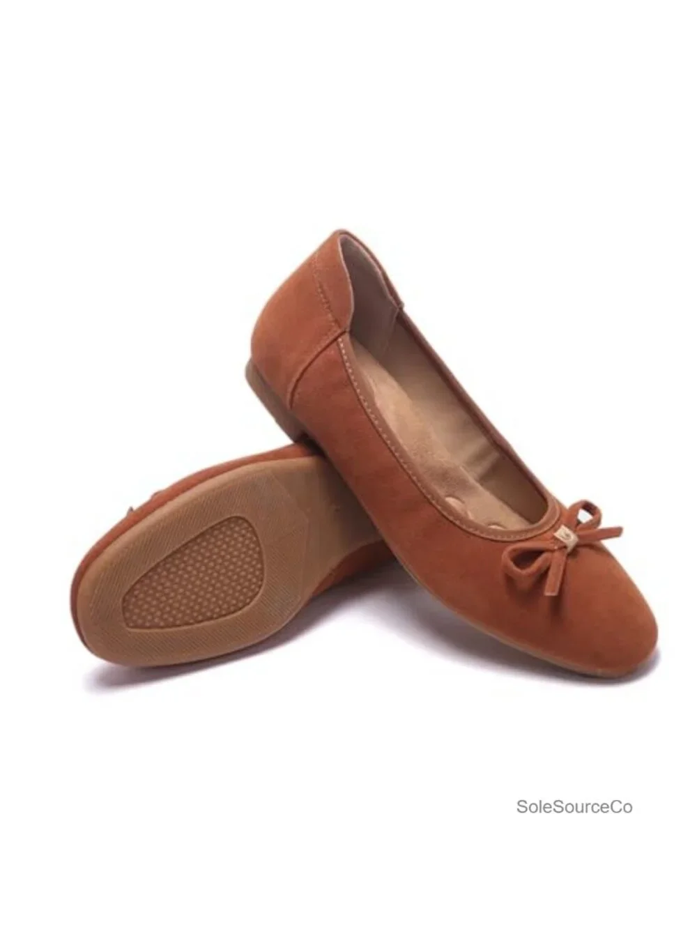 Women's Ballet Flats Round Toe Bow Bowknot Dressy Shoes Memory Foam Arch